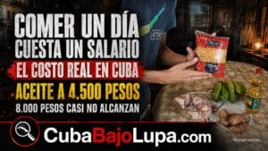 ¿QUÉ SE PUEDE COMPRAR DE COMIDA EN CUBA CON 8.000 PESOS? ESTE JOVEN CUBANO LO EXPERIMENTÓ CON SU BOLSILLO Y QUEDÓ SIN PALABRAS