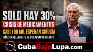 DÍAZ-CANEL ADMITE QUE CUBA SOLO TIENE DISPONIBLE 3 DE CADA 10 MEDICAMENTOS QUE NECESITA LA POBLACIÓN