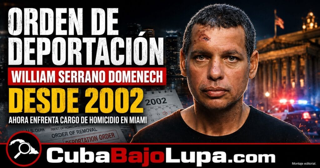 CUBANO ACUSADO DE MATAR A UN HOMBRE EN MIAMI TENÍA ORDEN DE DEPORTACIÓN DESDE 2002