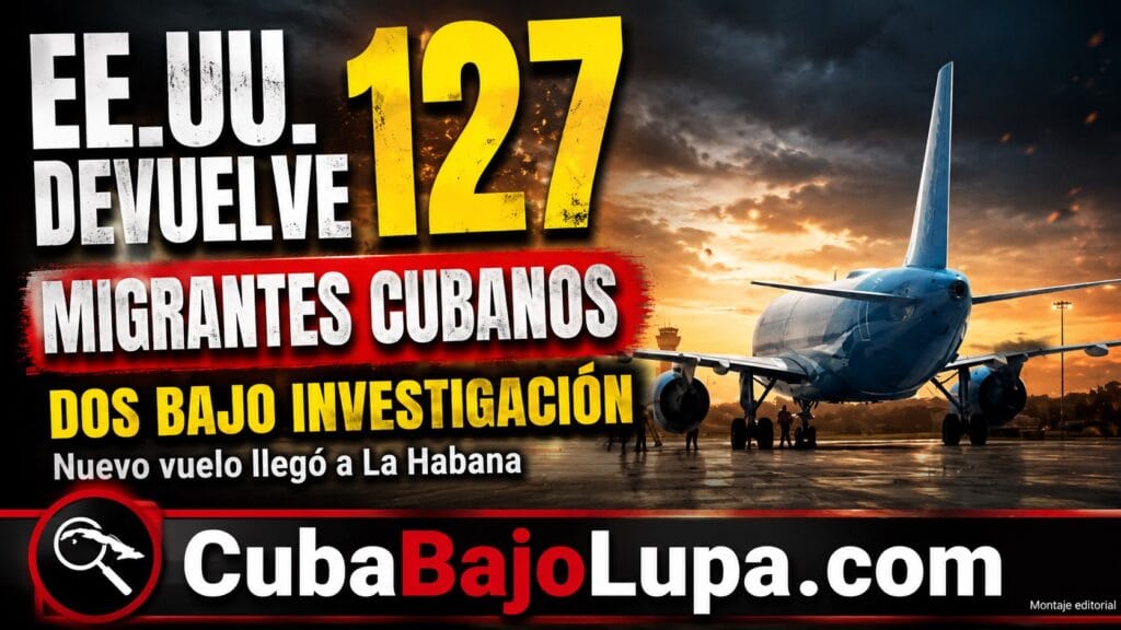 OTRO VUELO DE DEPORTACIÓN LLEGA A CUBA CON 127 MIGRANTES PROCEDENTES DE ESTADOS UNIDOS