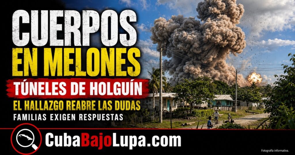 HALLAN RESTOS DE FALLECIDOS EN LOS TÚNELES DE MELONES 19 MESES DESPUÉS DE LA EXPLOSIÓN EN LA BASE MILITAR Y LOS FAMILIARES EXIGEN RESPUESTAS