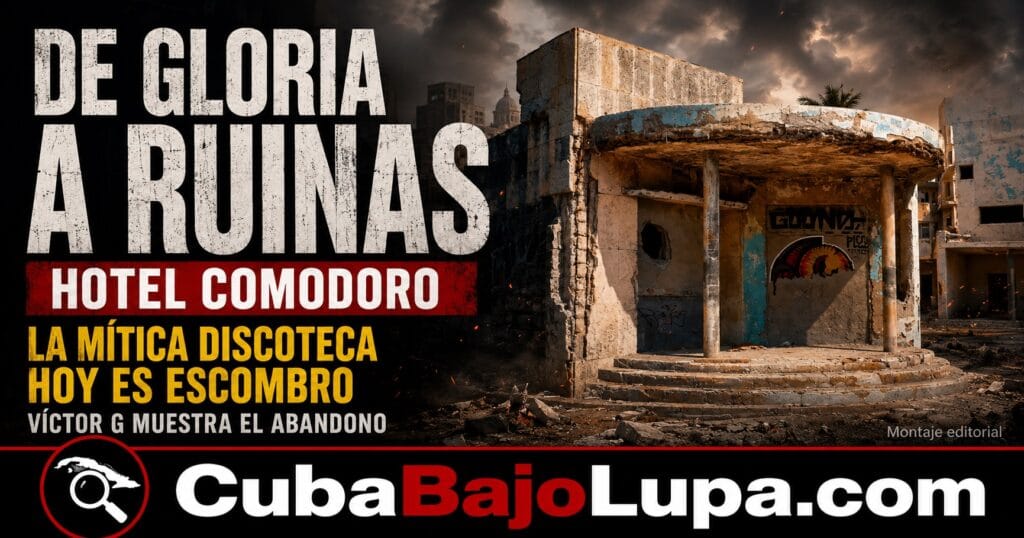 DE TEMPLO DE LA NOCHE HABANERA A RUINAS: ASÍ ESTÁ LA ANTIGUA DISCOTECA HAVANA CLUB DEL HOTEL COMODORO
