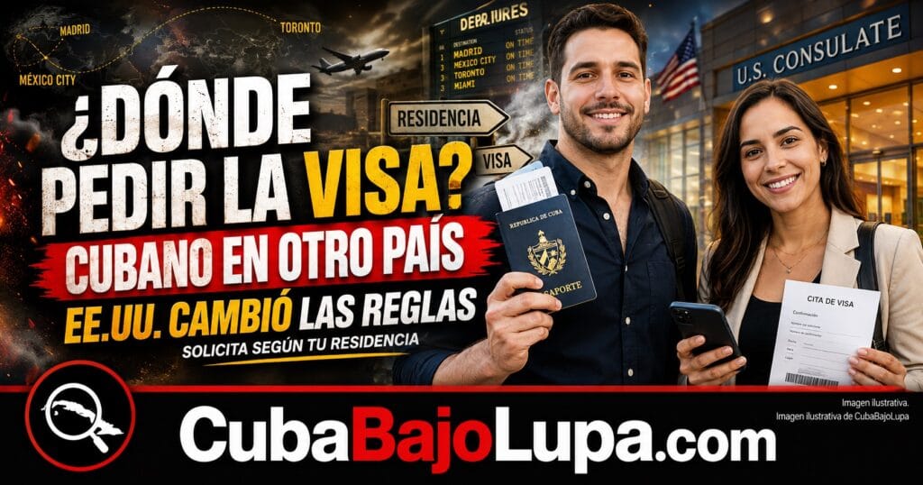 CUBANOS CON RESIDENCIA EN ESPAÑA, MÉXICO O CANADÁ: DÓNDE DEBEN SOLICITAR LA VISA PARA EE.UU.