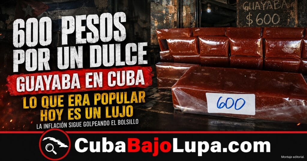 ¿UN DULCE DE LUJO? BARRA DE GUAYABA A 600 PESOS DESATA INDIGNACIÓN EN CUBA