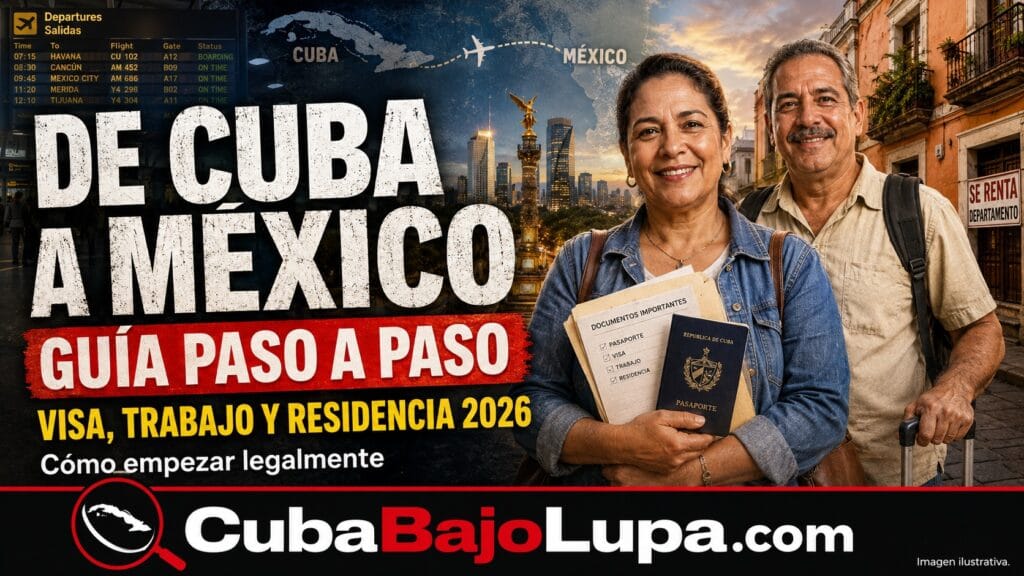 CÓMO EMIGRAR DE CUBA A MÉXICO EN 2026: GUÍA PASO A PASO PARA VIAJAR, TRABAJAR Y ESTABLECERSE LEGALMENTE