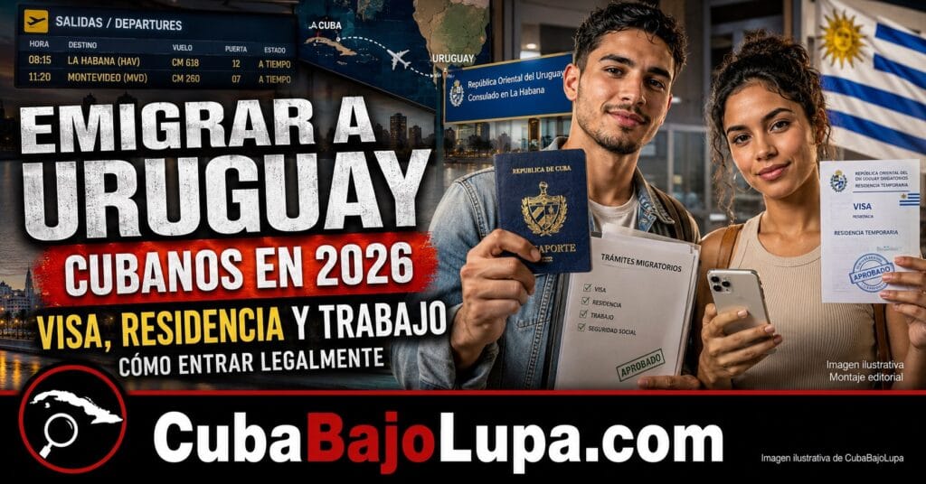 EMIGRAR A URUGUAY SIENDO CUBANO EN 2026: VISA, RESIDENCIA Y OPCIONES PARA TRABAJAR LEGALMENTE