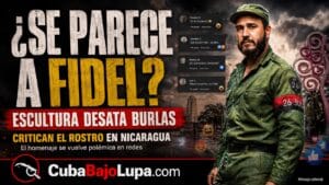 NICARAGUA INSTALA ESCULTURA GIGANTE DE FIDEL CASTRO PERO LAS REDES NO PERDONAN: «SE PARECE A CUALQUIERA MENOS AL FIFO»