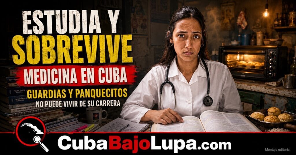 ESTUDIANTE DE MEDICINA EN CUBA HORNEA Y VENDE PANQUECITOS PARA SOBREVIVIR: “NO PUEDO VIVIR DE LO QUE ESTUDIO”