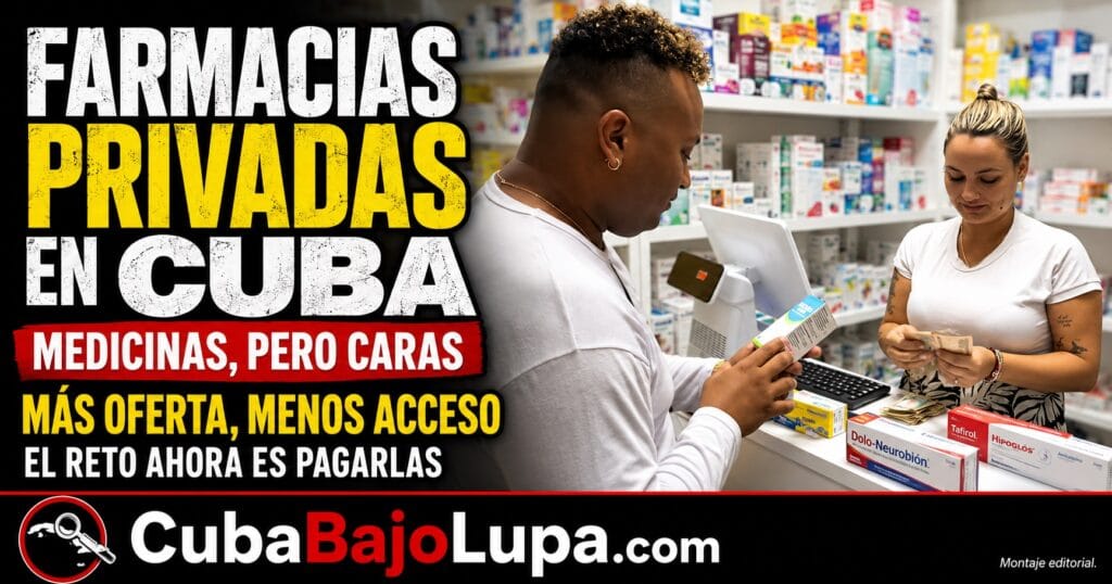 FARMACIAS PRIVADAS LLEGAN A CUBA EN MEDIO DE LA ESCASEZ: EL PROBLEMA AHORA SERÁ QUIÉN PUEDE PAGAR LOS MEDICAMENTOS