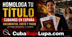 HOMOLOGAR UN TÍTULO CUBANO EN ESPAÑA EN 2026: DOCUMENTOS, COSTO Y LO QUE DEBES SABER ANTES DE EMPEZAR
