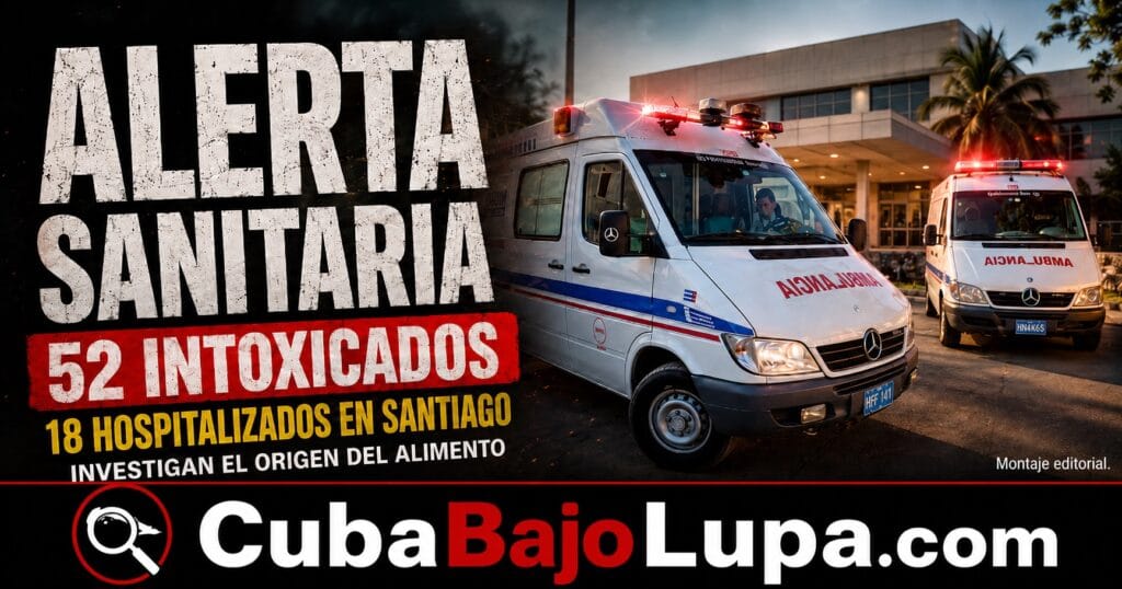ALERTA EN SANTIAGO DE CUBA: 52 PERSONAS AFECTADAS Y 18 HOSPITALIZADAS TRAS POSIBLE INTOXICACIÓN ALIMENTARIA