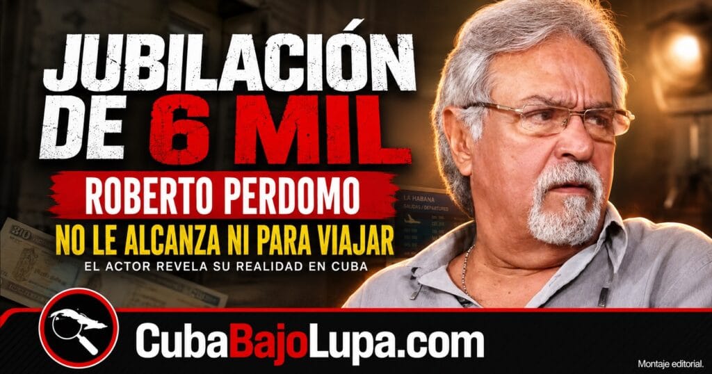 ROBERTO PERDOMO REVELA QUE COBRA 6,000 PESOS DE JUBILACIÓN EN CUBA: “NO ME HE IDO PORQUE NO TENGO DINERO”