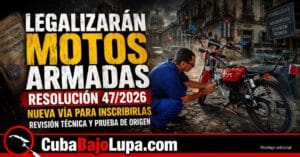 RÉGIMEN PERMITIRÁ NUEVAMENTE LA LEGALIZACIÓN DE MOTOS Y OTROS VEHÍCULOS ARMADOS POR PIEZAS