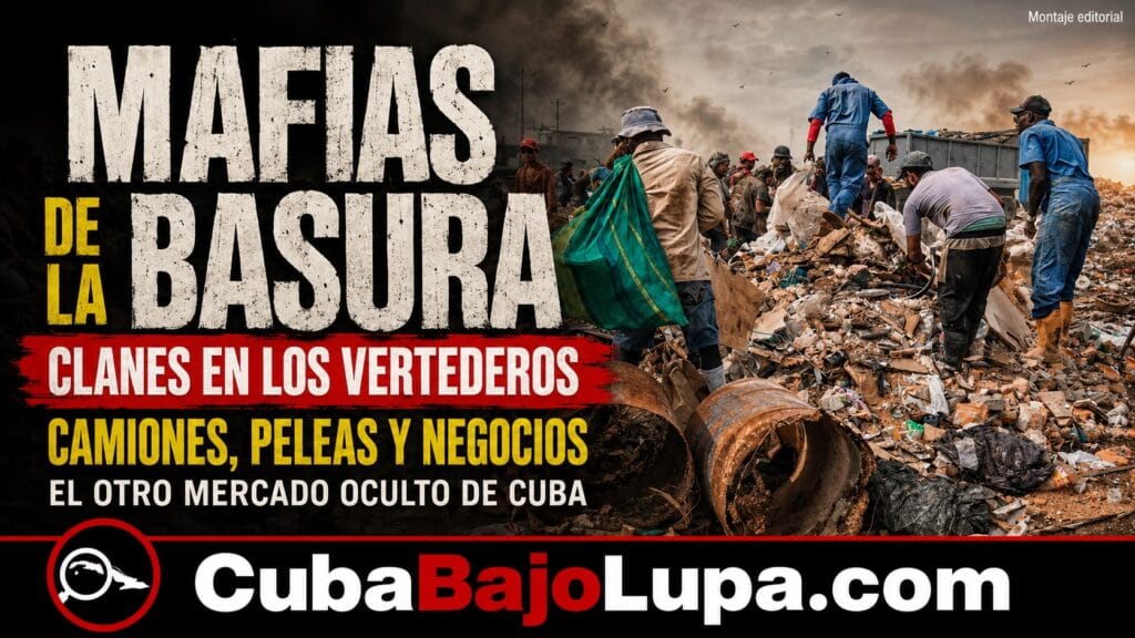“MAFIAS DE LA BASURA” EN CUBA: TESTIMONIOS DESCRIBEN CLANES, DISPUTAS Y NEGOCIOS DENTRO DE LOS VERTEDEROS