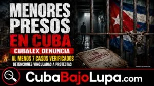 AL MENOS 7 ADOLESCENTES DE ENTRE 13 Y 17 AÑOS SE ENCUENTRAN PRESOS EN CUBA POR MOTIVOS POLÍTICOS