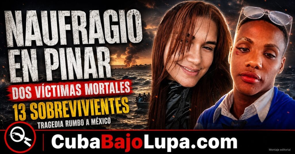 NAUFRAGIO EN PINAR DEL RÍO DEJA AL MENOS DOS MUERTOS Y 13 SOBREVIVIENTES TRAS UNA TRAVESÍA RUMBO A MÉXICO