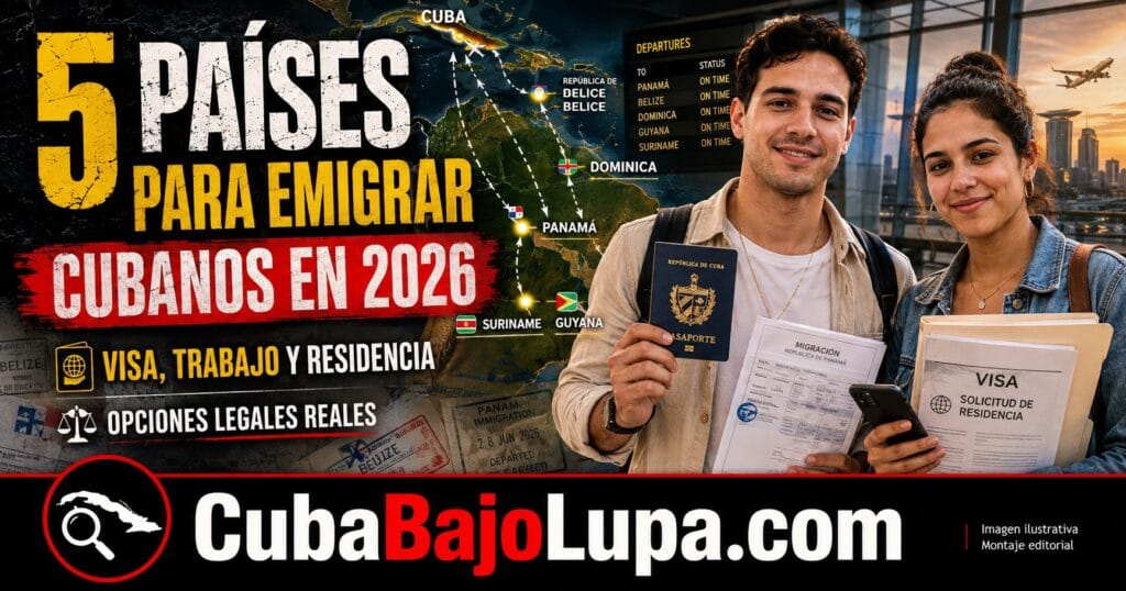 5 PAÍSES QUE UN CUBANO PUEDE CONSIDERAR PARA EMIGRAR LEGALMENTE: VISA, TRABAJO Y RESIDENCIA EN 2026