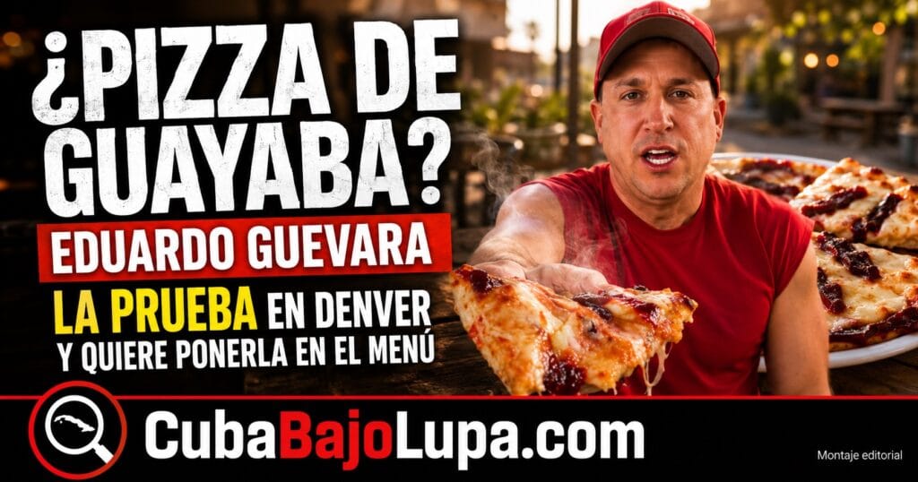 ¿PIZZA DE GUAYABA Y QUESO? ESTE CHEF CUBANO LA PROBRÓ EN ESTADOS UNIDOS Y QUEDÓ TAN FASCINADO QUE QUIERE LLEVARLA A SU MENÚ