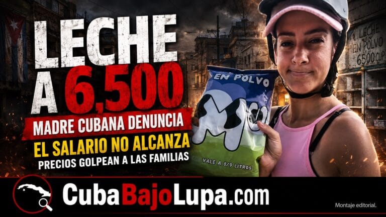MADRE CUBANA DENUNCIA EL PRECIO DE LA LECHE: “UN PAQUETE COSTABA 6.500 PESOS”