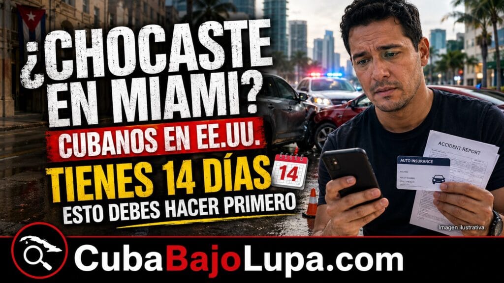 ERES CUBANO Y TUVISTE UN ACCIDENTE DE AUTO EN MIAMI: QUÉ HACER, CÓMO FUNCIONA EL SEGURO Y CUÁNDO CONVIENE LLAMAR A UN ABOGADO