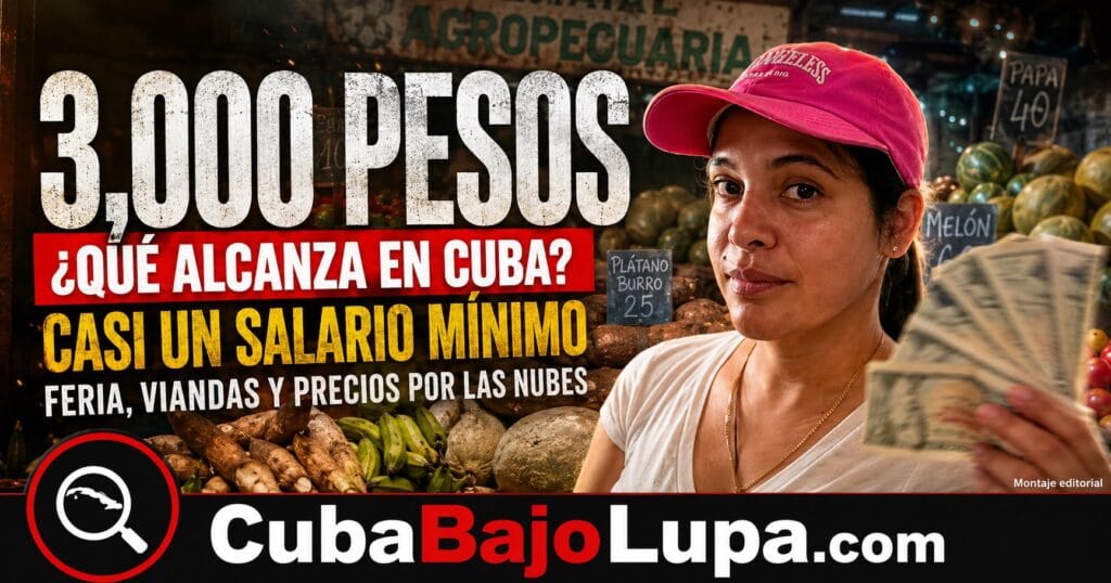 ¿QUÉ SE COMPRA CON 3.000 PESOS EN CUBA? UNA CUBANA VA A LA FERIA Y MUESTRA HASTA DÓNDE ALCANZA EL DINERO