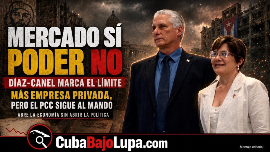 DÍAZ-CANEL ADVIERTE QUE EN CUBA NO HAY ESPACIO PARA MÁS PARTIDOS QUE NO SEA EL COMUNISTA