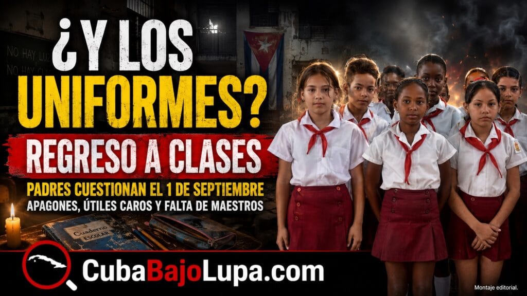 PADRES CUBANOS CUESTIONAN EL REGRESO A CLASES: “¿Y LOS UNIFORMES PARA CUÁNDO?”