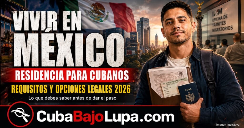 RESIDENCIA EN MÉXICO PARA CUBANOS EN 2026: REQUISITOS, DOCUMENTOS Y OPCIONES PARA QUEDARSE LEGALMENTE