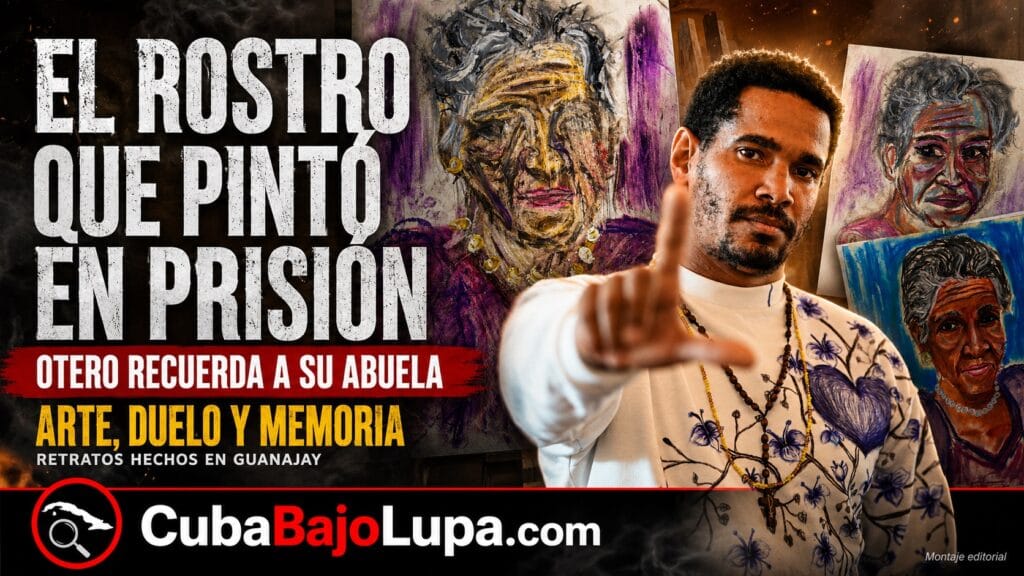 OTERO ALCÁNTARA MUESTRA LOS RETRATOS DE SU ABUELA QUE PINTÓ EN PRISIÓN Y RECUERDA EL DUELO QUE NO PUDO VIVIR