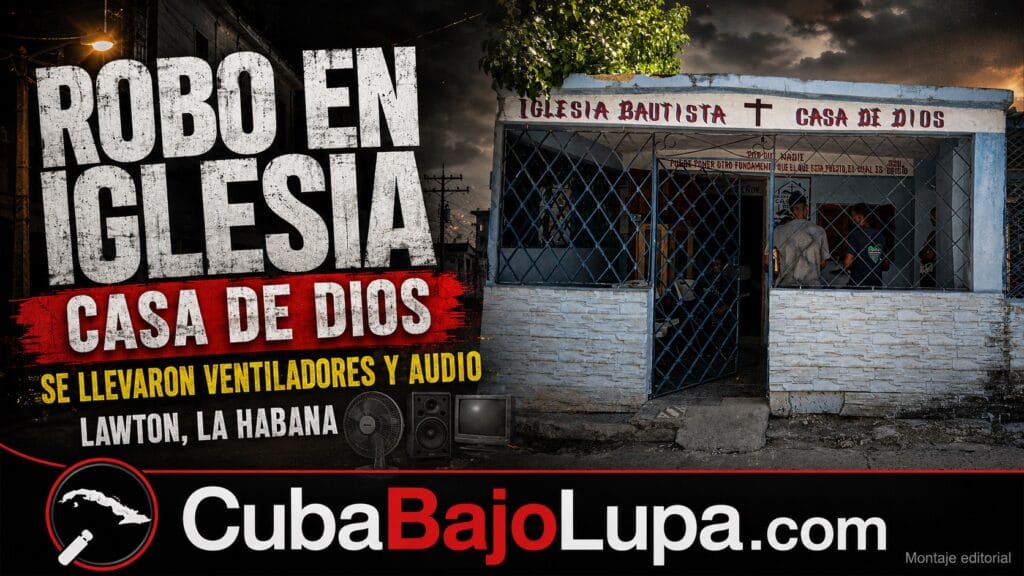 IGLESIA BAUTISTA EN LAWTON DENUNCIA ROBO: “SE LLEVARON TODO LO QUE PUDIERON”
