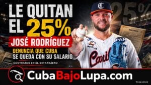 PELOTERO CUBANO JOSÉ RAMÓN RODRÍGUEZ DENUNCIA QUE EL ESTADO SE QUEDA CON EL 25% DE SU SALARIO EN CONTRATOS EN EL EXTRANJERO