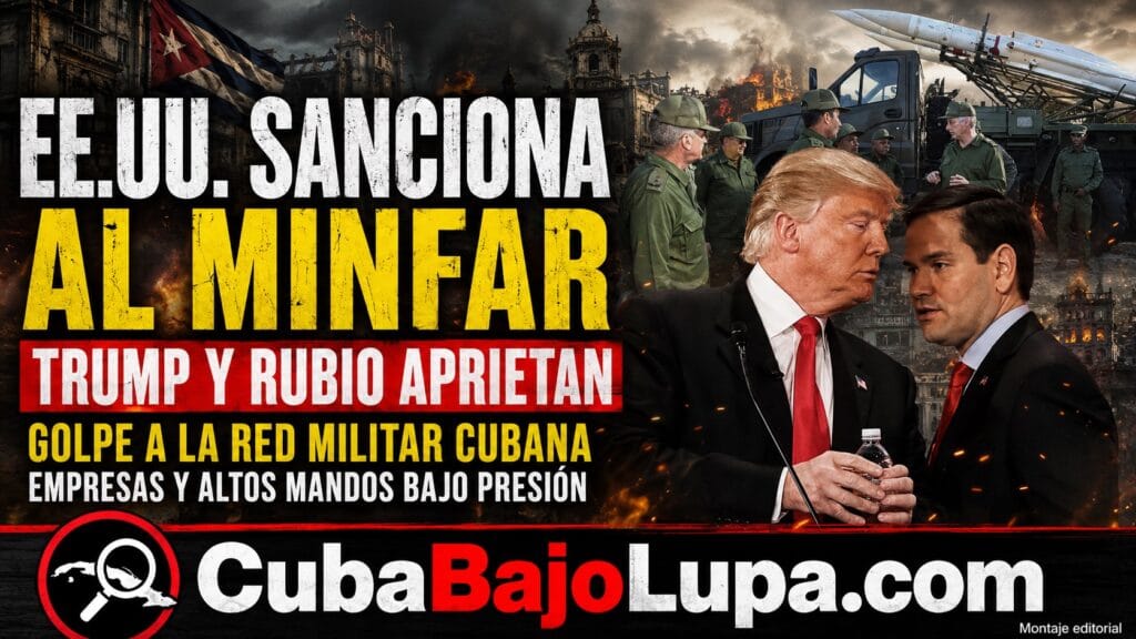 ESTADOS UNIDOS SANCIONA A EMPRESAS Y ALTOS MANDOS MILITARES DE CUBA POR OPERACIONES DE COMPRA DE ARMAMENTO