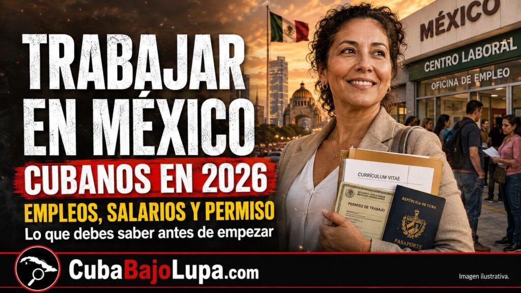 TRABAJAR EN MÉXICO SIENDO CUBANO EN 2026: EMPLEOS, SALARIOS Y CÓMO OBTENER PERMISO LABORAL