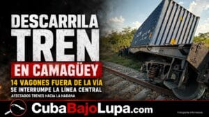 DESCARRILAN 14 VAGONES DE UN TREN DE CARGA EN CAMAGÜEY Y QUEDA INTERRUMPIDA LA LÍNEA CENTRAL DEL FERROCARRIL EN CUBA