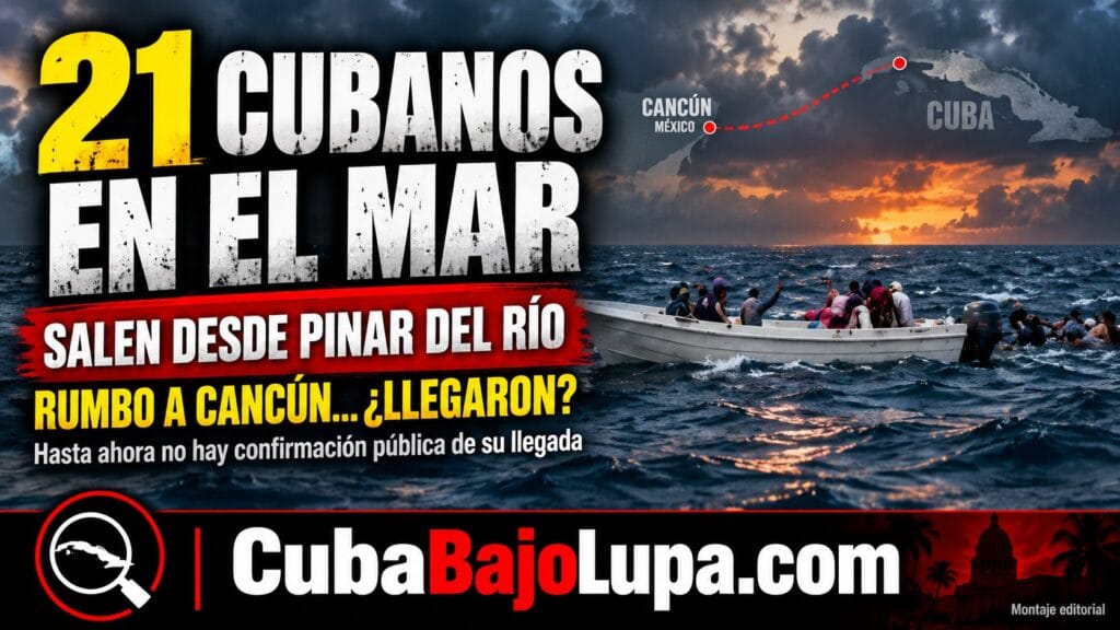 21 CUBANOS SALEN EN LANCHA RÁPIDA DESDE PINAR DEL RÍO RUMBO A CANCÚN Y AÚN NO SE CONFIRMA SU LLEGADA