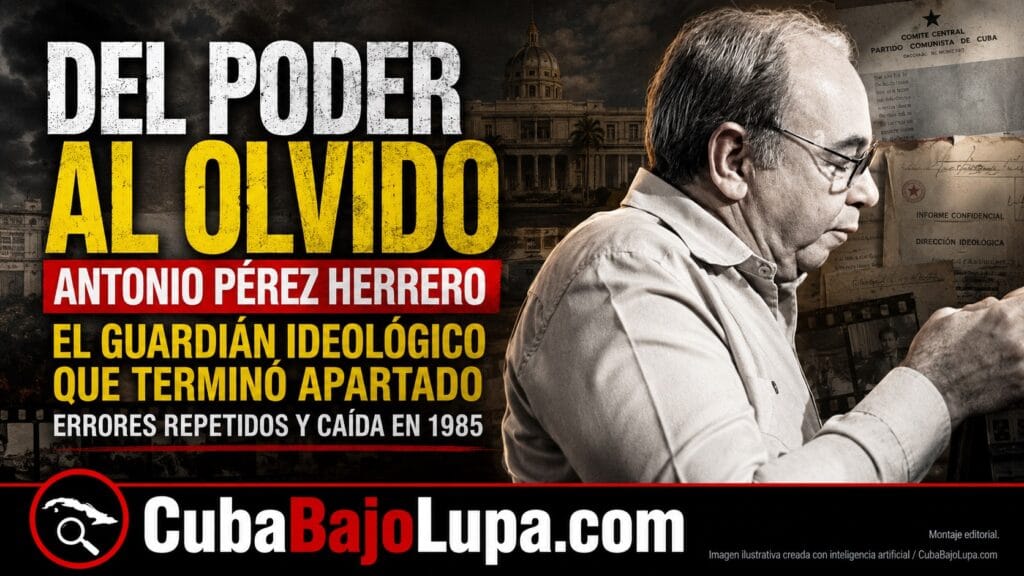 ANTONIO PÉREZ HERRERO: EL PODEROSO GUARDIÁN IDEOLÓGICO DEL CASTRISMO QUE TERMINÓ DESTITUIDO POR SUS “ERRORES REPETIDOS”