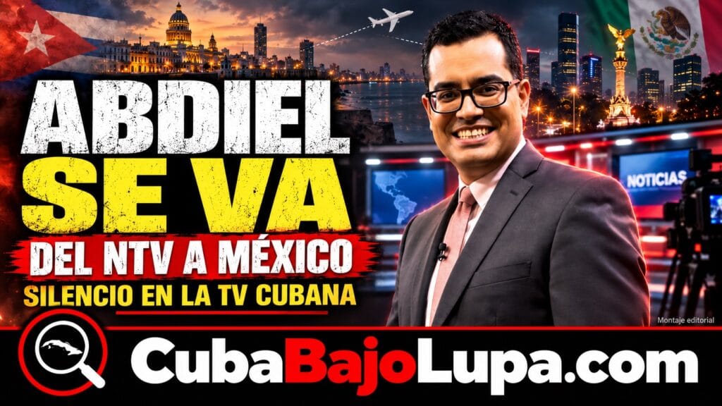 PERIODISTA ABDIEL BERMÚDEZ APARECE EN MÉXICO JUNTO A SU FAMILIA TRAS AÑOS COMO ROSTRO OFICIAL DEL NOTICIERO EN CUBA