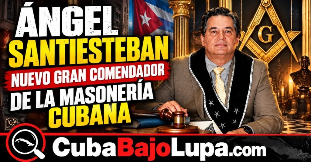 ESCRITOR Y EXPRISIONERO POLÍTICO ÁNGEL SANTIESTEBAN ASUME COMO GRAN COMENDADOR DEL SUPREMO CONSEJO MASÓNICO DE CUBA
