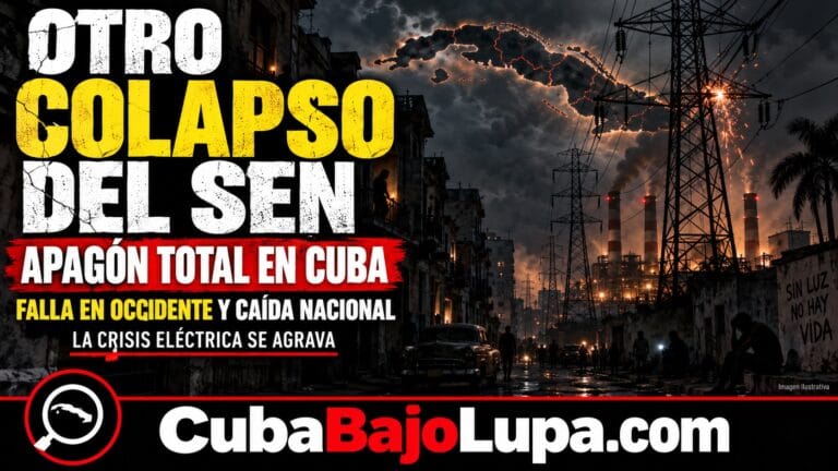 CUBA SUFRE OTRA CAÍDA TOTAL DEL SISTEMA ELÉCTRICO NACIONAL EN MEDIO DE UNA CRISIS CADA VEZ MÁS PROFUNDA