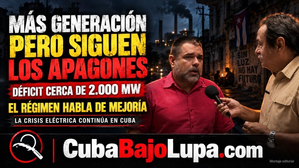 RÉGIMEN ASEGURA QUE LOS APAGONES HAN DISMINUIDO EN CUBA PUES HA «AUMENTADO LA GENERACIÓN ELÉCTRICA»