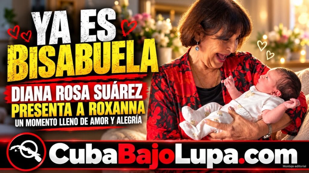 ACTRIZ CUBANA DIANA ROSA SUÁREZ COMPARTE SU GRAN FELICIDAD CON SUS MILES DE ADMIRADORES TRAS CONVERTIRSE EN BISABUELA