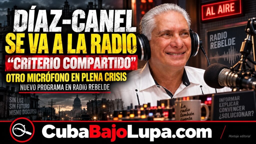 DÍAZ-CANEL SE CONVIERTE EN LOCUTOR RADIAL Y ANUNCIA SU PROPIO PROGRAMA EN RADIO REBELDE
