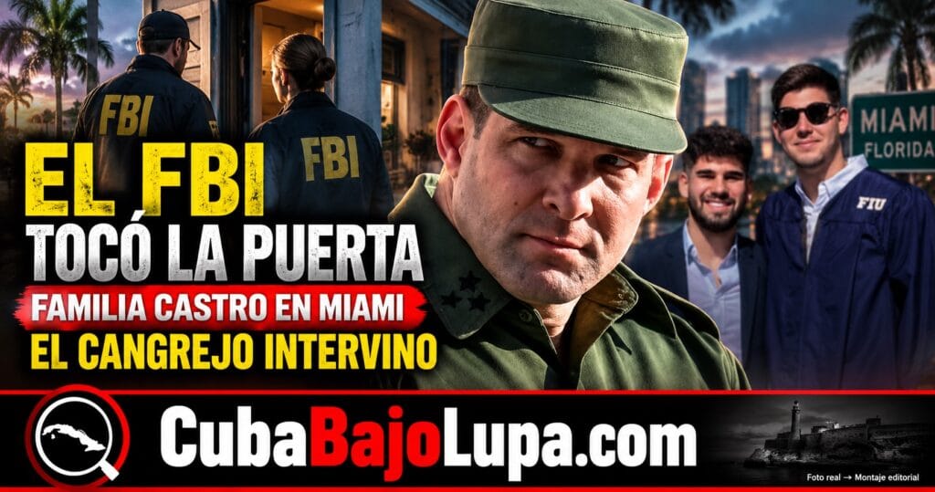 “EL CANGREJO” EXPLOTÓ EN FURIA DURANTE NEGOCIACIONES CON EE.UU. TRAS VISITA DEL FBI A DOS FAMILIARES DE LOS CASTRO EN MIAMI