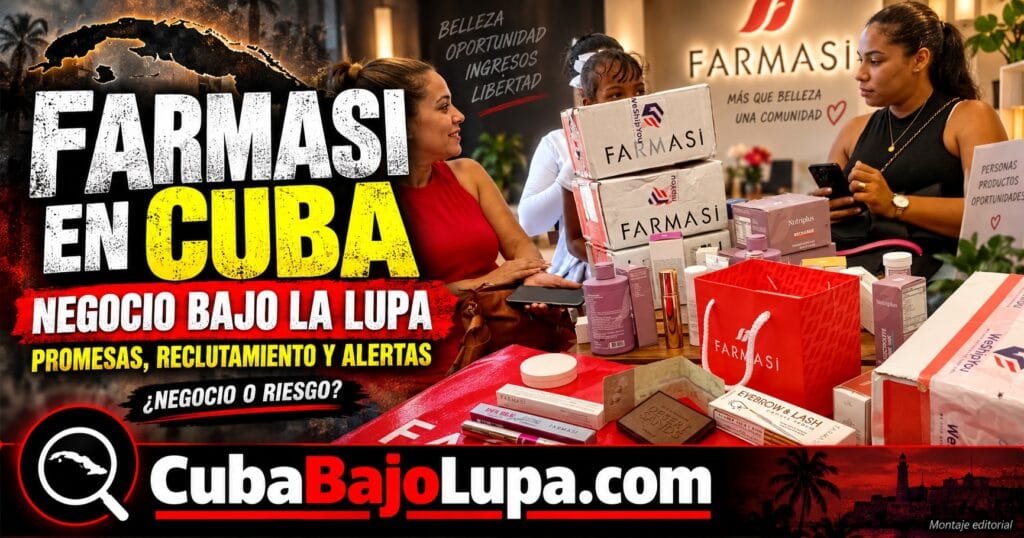 FARMASI SE EXPANDE EN CUBA: CÓMO FUNCIONA EL NEGOCIO MULTINIVEL, CUÁNTO SE PUEDE GANAR Y QUÉ ALERTAS EXISTEN SOBRE POSIBLES ESTAFAS