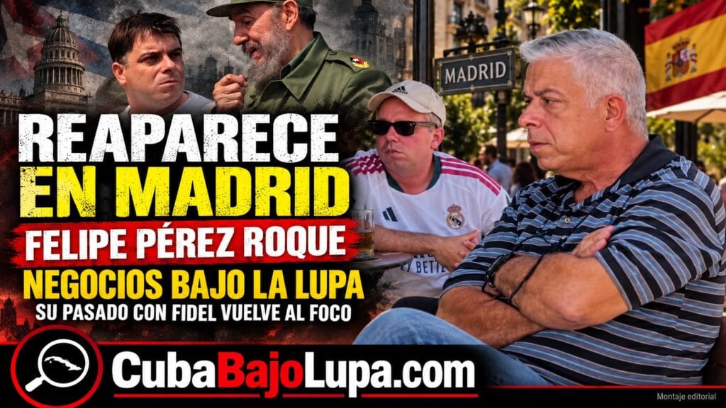 ¿QUÉ HACE FELIPE PÉREZ ROQUE EN MADRID? EL EXCANCILLER CUBANO ES CAPTADO EN UNA «REUNIÓN DE NEGOCIOS»