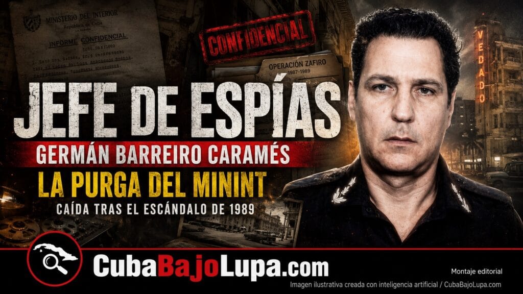 GERMÁN BARREIRO CARAMÉS: EL JEFE DE LOS ESPÍAS CUBANOS QUE DESAPARECIÓ DEL PODER TRAS LA CAUSA CONTRA OCHOA