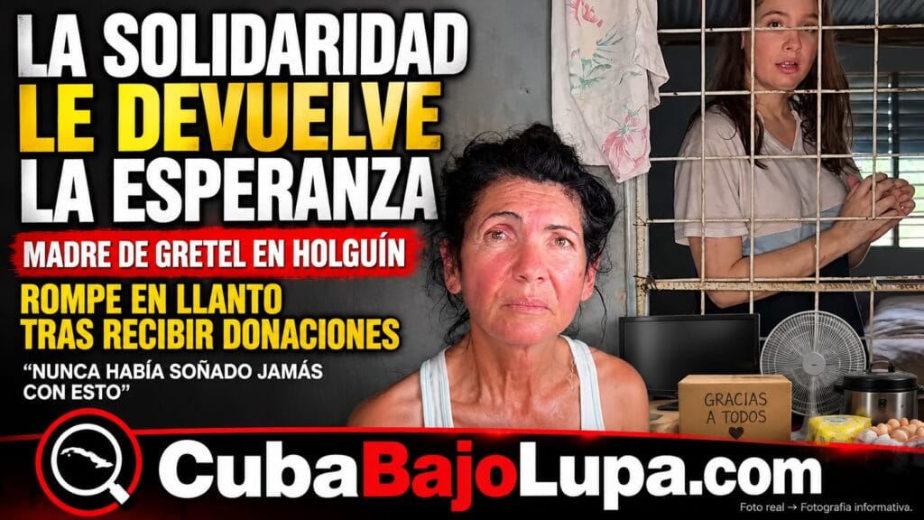 MADRE DE JOVEN CON ESQUIZOFRENIA EN HOLGUÍN ROMPE EN LLANTO TRAS RECIBIR UNA OLA DE DONACIONES