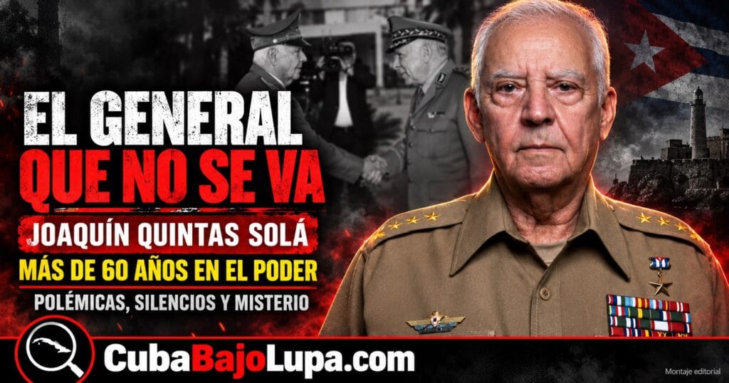 EE.UU. LO SANCIONÓ, CUBA LO MANTIENE EN LA CÚPULA DEL PODER: QUIÉN ES EL GENERAL JOAQUÍN QUINTAS SOLÁ