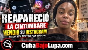 LA CINTUMBARE REAPARECE Y DICE QUE ESTÁ BIEN: ASEGURA QUE VENDIÓ SU CUENTA DE INSTAGRAM PARA PAGAR UNA DEUDA