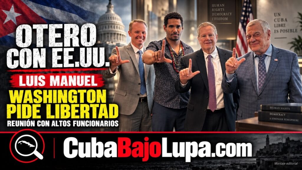 LUIS MANUEL OTERO ALCÁNTARA SE REÚNE CON ALTOS FUNCIONARIOS DE EE.UU. Y WASHINGTON EXIGE LIBERAR A LOS PRESOS DEL 11J